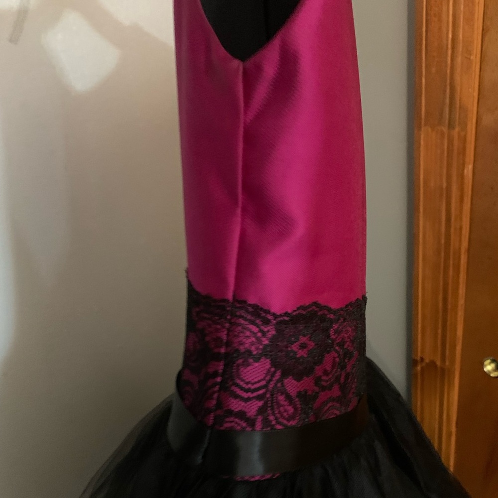 Zoe LTD dress  pink and black tulle